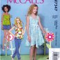 McCall's M7347 7347 Girls Plus Sizes 10 1/2-16 1/2 Dress Shorts Pants Tops Sewing Pattern Children