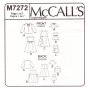 McCall's M7272 7272 Girls Blouse Jumper with 18" Doll Outfit Sewing Pattern Childrens Sizes 2-5 Kids