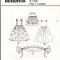 Butterick B4720 4720 Girls Sewing Pattern Dressy Formal Dresses and Wrap Childrens Sizes 2-3-4-5