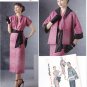 Simplicity 8245 Womens Misses Dress Sash Lined Jacket 1950 Vintage Style Sewing Pattern Sizes 14-22