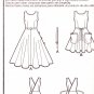Simplicity 8085 Womens Back Wrap Dress Sewing Pattern 1950 Vintage Style Retro Size 14-16-18-20-22