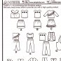 Simplicity 1513 Crafts 18" Doll Clothes Sewing Pattern Shirt Vest Tops Pants Skirt Bag OSZ