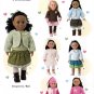 Simplicity 1515 Crafts 18" Doll Clothes Sewing Pattern Winter Tunic Leggings Top Jacket Boots OSZ