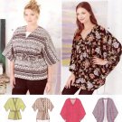 Simplicity 8091 Misses Sewing Pattern Pullover Kimono Style Dress and Wrap Sizes XXS-XXL