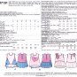 McCall's M7181 7181 Girls Tops Sewing Pattern Childrens Sizes 7-8-10 Varying Styles Kids