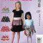 McCall's M7182 7182 Girls Skirts Sewing Pattern Childrens Kids Sizes 7-8-10-12-14 Ruffle Variations