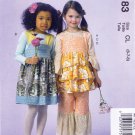 McCall's M7183 7183 Girls Sewing Pattern Childrens Top Jumpers Pants Kids Sizes 6-7-8