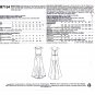 McCall's M7154 7154 Misses Formal Dresses Retro 1930's Style Sewing Pattern Sizes 6-8-10-12-14