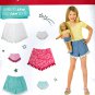 Simplicity 8401 Girls American Girl Brand Shorts and 18" Doll Shorts Sewing Pattern Kids Sizes 3-6