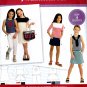 Simplicity 8398 Girls American Girl Brand Pant Skirt Short Dress Top Sewing Pattern Kids Size 3-8
