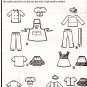 Simplicity 8315 Crafts Sewing Pattern 18" Doll Clothes Skirts Pant Apron Hat Jacket Scarf Size OSZ