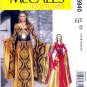 McCall's M6940 6940 Womens Renaissance Medieval Dress Costume Sewing Pattern Sizes 14-22
