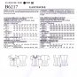 Butterick B6217 6217 Misses Blouse Loose Fitting Front Button Easy Sewing Pattern Sizes 4-6-8-10-12