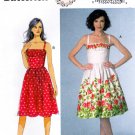 Butterick B6167 6167 Misses Dress Shoulder Straps Fitted Bodice Sewing Pattern Sizes 4-6-8-10-12