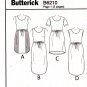 Butterick B6210 6210 Womens Petite Dress Sewing Pattern Loose Fit Pullover Sizes 18W-20W-22W-24W