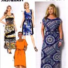 Butterick B6210 6210 Womens Petite Dress Sewing Pattern Loose Fit Pullover Sizes 26W-28W-30W-32W