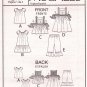 McCall's M6916 6916 Girl's Pinafore Dress Top Ruffled Pant Children Sewing Pattern Kids Size 2-3-4-5