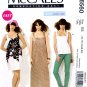 McCall's M6560 6560 Womens Misses Dresses Tops Shoulder Straps Sewing Pattern Size 14-16-18-20-22