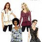 Butterick B6095 6095 Womens Misses Tops Sewing Pattern Front Button Sizes 14-16-18-20-22