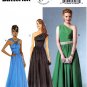 Butterick B5987 5987 Womens Formal Lined Dresses Sewing Pattern Bodice Varies Sizes 16-18-20-22-24