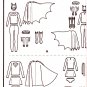 Simplicity 1036 Misses Costumes Supergirl Batgirl Sewing Pattern Sizes 6-8-10-12-14