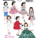 Butterick B5865 5865 18" Doll Clothes 1956 Retro Style Wardrobe Sewing Pattern Many Styles Size OSZ