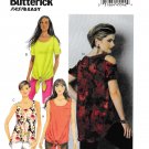 Butterick B6057 6057 Misses Womens Top and Tunic Pullover Sewing Pattern Loose Sizes 6-8-10-12-14