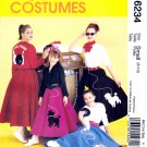 McCall's M6234 6234 Misses Costume Sewing Pattern Jacket Skirt Top Scarf Sizes Small 8-10 Petite