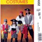 McCall's M4952 4952 Boys Girls Costume Sewing Pattern Pirates Costumes Sizes Kids 3-8