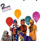 Simplicity 7475 Toddlers Costume Bee Pumpkin Dog Clown Dinosaur Sewing Pattern Sizes 0.5-1-2-3-4