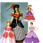 Butterick B6113 6113 Girls Costume Dresses Pirate Princesses Sewing Pattern Sizes 3-4 5-6 7-8