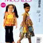 McCall's M6946 6946 Children's/Girl's Top Dress Pants Sewing Pattern Sizes 6-7-8