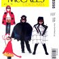 McCall's M6998 6998 Childs Caped Costumes Spider Bat Ladybug Devil Sewing Pattern Sizes XS-S-M-L