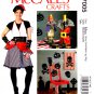 McCall's M7005 7005 Misses Costume Apron Gauntlets Hat Banner Sewing Pattern Sizes Xsm-Xlg