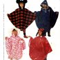 McCall's 6809 M6809 Unisex Childs Costumes Capes with Character Hoods Sewing Pattern Sizes OSZ