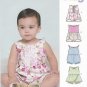New Look S0876 6462 Infant Rompers Various Styles Baby Sewing Pattern Sizes NB-L