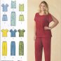 Simplicity 1446 Womens Pants Tops Shorts Easy Sew Variations Sewing Pattern Sizes 26W-32W