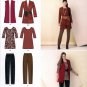 Simplicity 1593 Misses Slim Pants Tunic Jacket Vest Belt Womens Sewing Pattern Sizes 10-18
