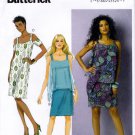 Butterick B6048 6048 Misses Dress Fitted Pullover With Straps Sewing Pattern Sizes 16-18-20-22-24