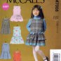 McCall's M7008 7008 Girls Jumpers Princess Seams Kids Sewing Pattern Sizes 2-3-4-5