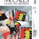 McCall's M6580 6580 Crafts Quilt and Pillow Sewing Pattern Sizes OSZ