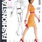 McCall's M6699 6699 Misses Dress Fitted Lined Bodice Womens Easy Sewing Pattern Sizes 14-16-18-20-22