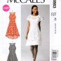 McCall's M6883 6883 Misses Dresses and Slip High-Low Hem Easy Sewing Pattern Sizes 6-8-10-12-14