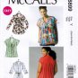 McCall's M6899 6899 Misses Tops Tunic Loose Fit Easy Sewing Pattern Sizes Xsm-Sml-Med