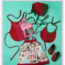 Simplicity 1794 Girls Babies Dress Bib Hat Booties Sewing Pattern in sizes Xxs-Xs-S-M-L