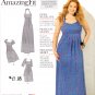 Simplicity 1800 Misses Womens Dress Two Lengths Size and Cup Variations Sewing Pattern sizes 20W-28W