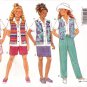 Butterick 3871 Girls Top Skirt Shorts Pants Sewing Pattern Sizes 12-14