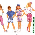Butterick 6365 Girls Top Shorts Pants Skirt Sewing Pattern Sizes 7-8-10