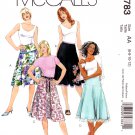 McCall's M4783 Misses Petite Skirt Close Fitting Yoke Back Zipper Sewing Pattern sizes 6-8-10-12
