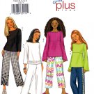 Butterick 3548 Girls Plus Top Pants Children Sewing Pattern sizes 7-8-10-12-14